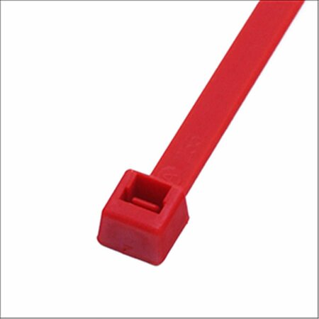 EVERMARK 7 in. Red Cable Tie, 50 lbs, 100PK EM-07-50-2-C
